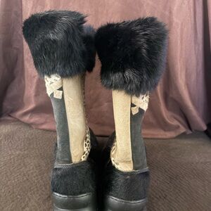 Oscal Sport Italian Winter Boots | Faux Fur Trim | Women’s 11 (EU 42)